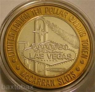 McCarran Airport Slots Silver Strike Welcome to Las Vegas Sign 1993