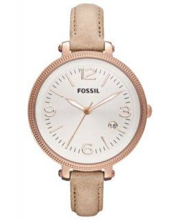 Fossil Watch, Womens Heather Brown Leather Strap 42mm ES3132   All