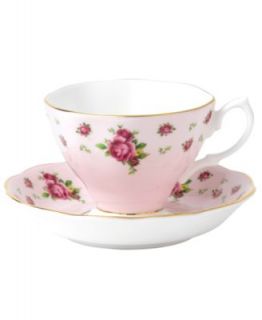 Royal Albert Dinnerware, Old Country Roses Pink Vintage Cup and Saucer