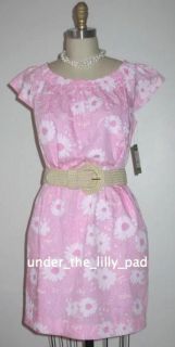 Lilly Pulitzer Sullivan Dress M XL 8 10 12 14 16 Pink We Were Robbed
