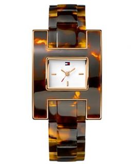 Anne Klein Watch, Womens White Ceramic and Mixed Metal Bracelet 10