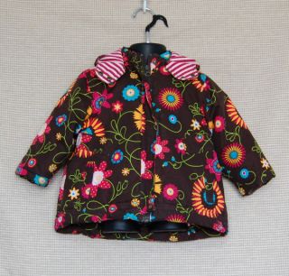 Boutique Me Too Girl Flower Winter Coat Jacket 12 18 M