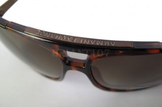 Armani Exchange Mens Sunglasses AX110 s Amber Tortoise Brown Imperfect