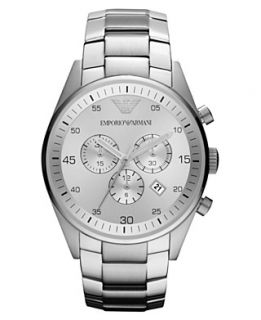 Emporio Armani Watch, Womens Chronograph Stainless Steel Bracelet