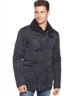 Armani Jeans Coat, Down Coat with Detachable Faux Fur Collar