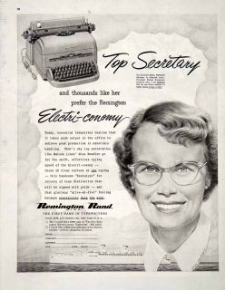 Remington Rand Typewriter Chaliapin Art Hazel Mendler Randolph Sevier