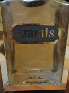 Vintage 1970s Mens Aramis Cologne Display Stand Swing Bottle 32 FL