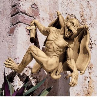 Design Toscano Gaston The Climbing Gothic Gargoyle Statue