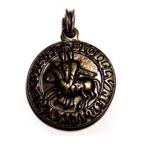 Seal of Templar Am Pendant Amulet Pagan LARP Jewelry