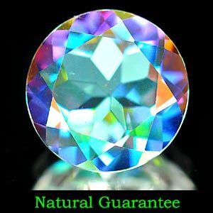 04 Ct Clean Round Shape Natural Mercury Topaz from Brazil