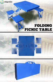 New Folding Picnic Table w Case Outdoor Park Table