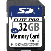 32GB SDHC Secure Digital HC Card Class 6 CNZ