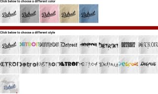 Detroit Michigan MI Metro Hometown Souvenir T Shirt XL