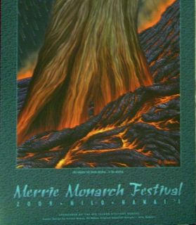 2009 Merrie Monarch Festival Poster Hilo Hawaii