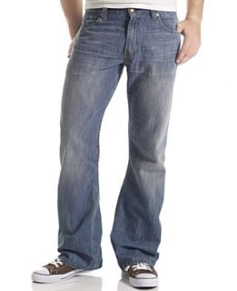Levis Jeans, 527 Boot Cut, Medium Chipped