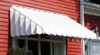 Aluminum Awning   Staggered End