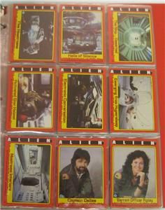 1979 Topps Alien Complete 84 Card Complete Set NM MT Vintage