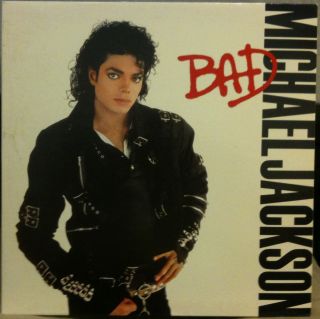 Michael Jackson Bad LP Vinyl OE 40600 VG 1987 1A 1c