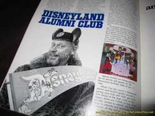 Winter 1984 1985 Walt Disney News Magazine Disneyland 30th Anniversary