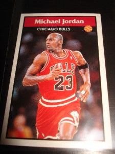MICHAEL JORDAN PANINI BASKETBALL 92/93 INSERT STICKER MJ #128 RARE $$$