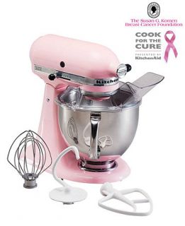 KitchenAid KSM150PSPK Stand Mixer, 5 Qt. Artisan Cook for the Cure