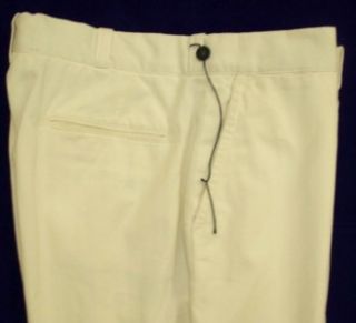 Polo Ralph Lauren Mens Tweed Dress Pants White 36 R