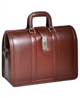 Kenneth Cole Reaction Briefcase, Manhattan Leather Attache   Business