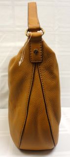 New Michael Kors Fulton Brown Leather Large Shoulder Tote Purse Bag $