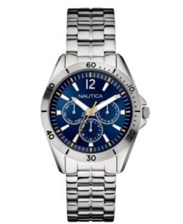 Nautica Watch, Mens Chronograph Stainless Steel Bracelet N10061   All