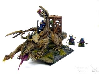 Warhammer Warriors of Chaos Huge Unique and Heavily Converted Painted