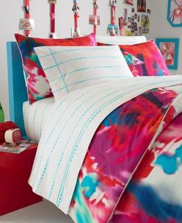 Teen Vogue Bedding, Poppy Art Floral Queen Sheet Set