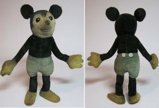 Micky Maus   Mickey Mouse   20 cm   Stofffigur Samt   Deans Rag Book