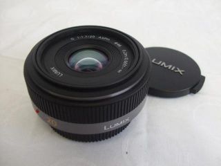 LUMIX G 20mm f/1.7 Aspherical Pancake Lens Micro Four Thirds Cameras