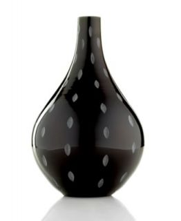 Sasaki Stitch Black Vase, 8.5   Collections   for the home