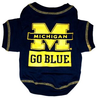 Michigan Wolverines Official NCAA Tee Shirt for Dogs