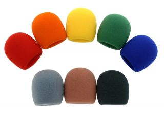 OSP Multi Color Microphone Windscreens Mic Covers Pop Filters 8 Pack