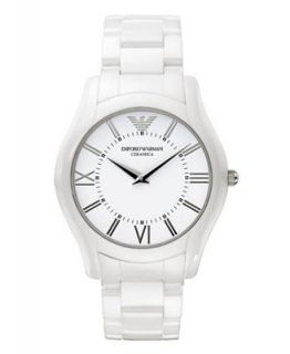 Emporio Armani Watch, White Ceramic Bracelet AR1442