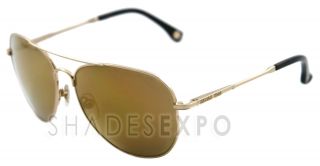 New Michael Kors Sunglasses MKS 144 Gold 720 MKS144 Auth