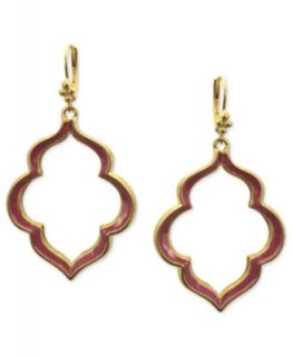 Tahari Earrings, Rose Gold Tone Crystal Drop Earrings   Fashion