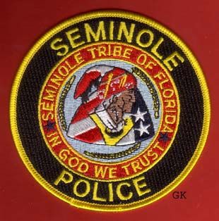 Seminole Florida Tribal Police Patch