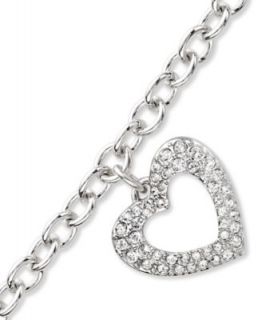 Swarovski Bracelet, Heart Charm Bracelet