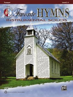 Alfred Favorite Hymns Instrumental Solos Trumpet Book CD