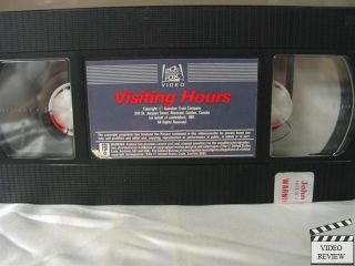 Visiting Hours VHS Lee Grant Michael Ironside