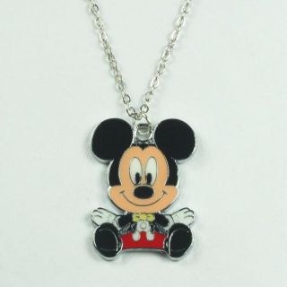 Disney Baby Mickey Mouse Metal Pendant Necklace Birthday Party Boys