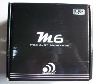 Audio M6 6 5 in Mid Range 140W RMS 300W Max Car Stereo Speaker