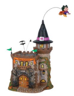 Dept 56 Disney Village Mickey Mouse Halloween Castle Figurine