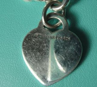 Authentic Tiffany Co Sterling Silver 925 Chain Return to Heart Pendant