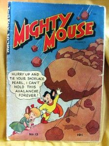 Mighty Mouse Oct 1949 Comic Pearl Pureheart