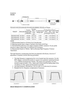 Probe for Oscilloscope Cro 300MHz Passive HP