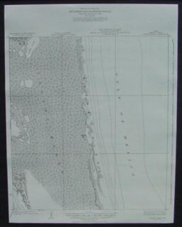 Lopena Island Padre Island Texas 1921 Topo Map